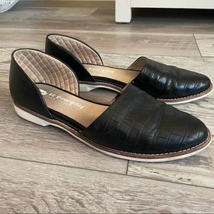 Dr. Scholl’s Textured Black Flats